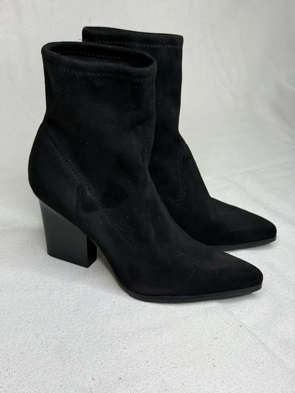 Donald J Pliner Black Suede Ankle Booties Boot Size 6 M Boots